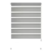 Siv zatemnitveni rolo 42,5x150 cm Zebra – Gardinia