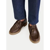 Guess Jeans Nizki čevlji EO-FOX-03 MI08 Temno rjava