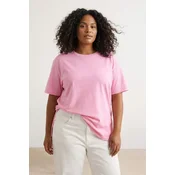 Trendyol Curve Ženska majica Tbbss22Bf0031, Roze