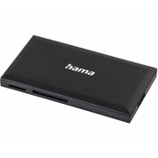 HAMA USB 3.0 čitač više kartica, SD/microSD/CF/MS, crni