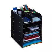 Northix Namizni organizator s 12 predelki za shranjevanje, pameten sistem za pisarniške potrebščine