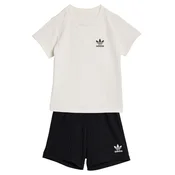 ADIDAS ORIGINALS Komplet REGULAR WIDE RIB SHORT T-SHIRT črna/bela