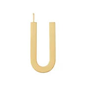 Pozlačeni srebrni obesek Design Letters