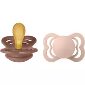 BIBS Supreme Natural Rubber Size 1: 0+ months duda Woodchuck/Blush 2 kos