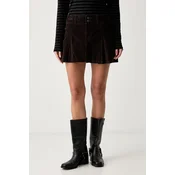 Levis krilo rebrast žamet INVERTED PLEAT MINI