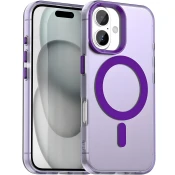 Techsuit - CandyCase MagSafe ovitek za Apple iPhone 17 - Vijolična KP38513