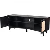 VEVOR TV regal 1677x397x636 mm črne barve