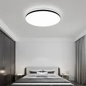 NVC Plafonska lampa LED, 24 W, Crna