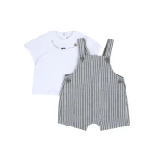 Chicco Komplet svetlo modra/pegasto siva/bela