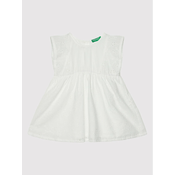 United Colors Of Benetton Poletna obleka 4POCGV00B Bela Regular Fit
