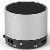 Metalni bluetooth zvucnik srebrni ZOLT