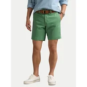 Polo Ralph Lauren Kratke hlače iz tkanine 710799213048 Zelena Straight Fit