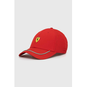 Kapa sa šiltom Puma Ferrari boja: crvena, s aplikacijom, 025200