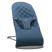 Bouncer Bliss - Midnight blue/Woven, Classic quilt/Dark grey