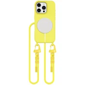 1 to 3 Tech-Protect Magnecklace Magsafe Iphone 16 Pro Canary Yellow