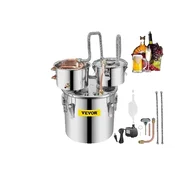 SucceBuy VEVOR Alkoholni destilator vode, kapaciteta 50L, enostavno čiščenje, učinkovita dvojna temperatura, 50L 13.2Gal, (5000166276)