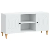Vidaxl TV omarica Bela 102 x 34,5 x 50 cm Inženirski les