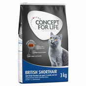 Concept for Life British Shorthair Adult - poboljšana recepturš - 3 x 3 kg