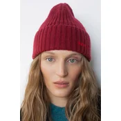 RUSLAN BAGINSKIY beanie kapa ženska iz merino volne