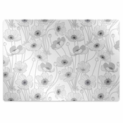 Decormat Podloga za stol Poppies 120x90 cm 2 cm