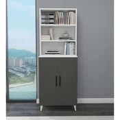 Hanah Home polica za knjige Oras, 65 cm, bela / antracit
