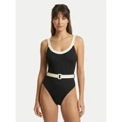 Seafolly Kopalni kostum Band Wave 11220-305 Črna