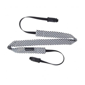 Crumpler ovratni pas Check Strap (črno-bel)