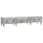 Vidaxl TV omarica Betonsko siva 147 x 34,5 x 30 cm Inženirski les