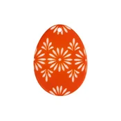 Dekoracija za jajca oranžna - 35x25 mm