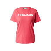HEAD Tehnicka sportska majica CLUB, svijetlocrvena / bijela