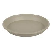 CILINDRO plastični krožnik pod cvetlični lonček d32cm, rjavo-siv