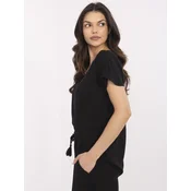 Blouse-D73761M11171B-black