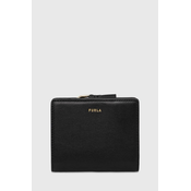Usnjena denarnica Furla ženska, črna barva, WP00451 BX2045 O6000