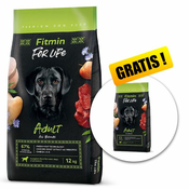 Fitmin FOR LIFE Adult 12 kg + 6 kg BREZPLAČNO