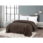 Žametno pregrinjalo za posteljo ARROW VELVET, temno rjavo Dimenzije: 170 x 210 cm