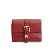 TOMMY HILFIGER Denarnica temno rdeča