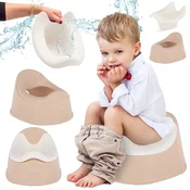 shumee Sun Baby protizdrsna kahlica z odstranljivim vložkom, stabilna, bež, bela