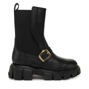 Gležnjarji Chelsea LOVE MOSCHINO JA24105G1NIA000036 Črna