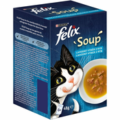Felix hrana za macke ribe, tuna i iverak zatopjega, 8x (6x48 g)