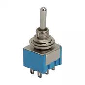 Prekidac kipp 3A/250V 2-pol 3-položaja, fi=6mm