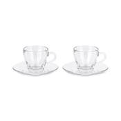Bialetti Set 2 Stekleni Skodelici Cappuccino