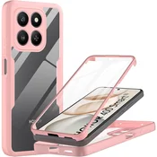 Hibridni Full body ovitek Techsuit ColorVerse 360 za Honor 400 Smart/X7d - pink