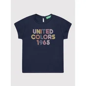 UNITED COLORS OF BENETTON Majica, modra