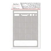 Šablona Bullet Journal za izdelavo koledarja