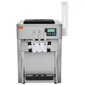VEVOR Stroj za sladoled BQL-7220T 2x4L lijak 2x1.8L valj namizni