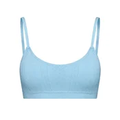 cfab Nedrček Jacquard Bralette nebeško modra
