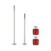 Abus Brava za bicikl, Nutfix Axle 100/135, Crvena