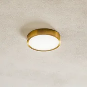 ORION Bully LED stropna svjetiljka s izgledom patine, O 14 cm - Dnevni boravak/blagovaonica - Moderan - starinski mesing, bijela - Metal