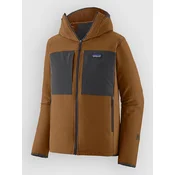 Patagonia R2 Techface Hoody Jacket deer brown