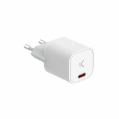 KSIX KSIX, mini zidni polnilnik GaN moči 30W, PPS, dostava energije, hitro polnjenje, USB-C, (21166490)